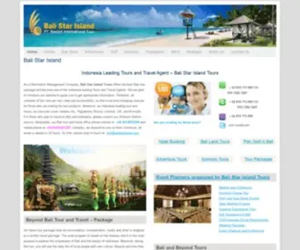 Balistarisland.com(Bali Star Island) Screenshot