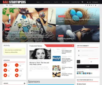 Balistartupers.com(WordPress) Screenshot