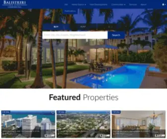 Balistreri.com(South Florida Homes for Sale) Screenshot