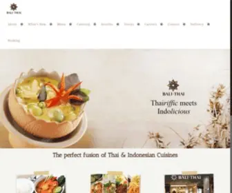 Balithai.com.sg(Thai & Indonesian Fusion Halal Cuisines) Screenshot