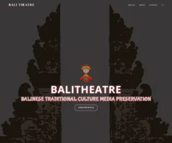 Balitheatre.com(Bali Theatre) Screenshot