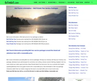 Balitobali.com(Bali Private Tour Service Packages) Screenshot