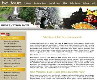 Balitoursclub.com(Paket tour di Bali dan wisata murah) Screenshot
