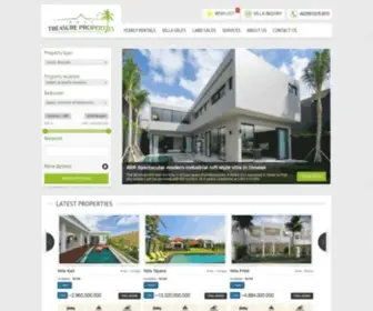 Balitreasureproperties.com(Bali Treasure Properties) Screenshot