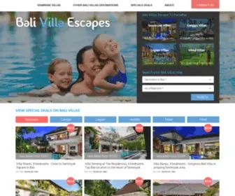 Balivillaescapes.com.au(Bali Villas) Screenshot