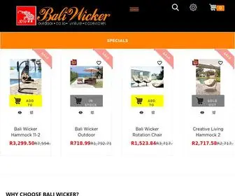 Baliwicker.co.za(Bali Wicker) Screenshot