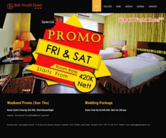 BaliWorldhotel.com(Bali World Hotel) Screenshot