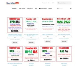 Baljitdhaka.com(FrontierIAS coaching prepare for HCS) Screenshot