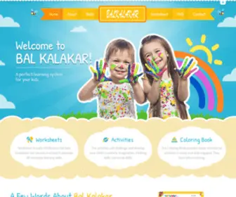 Balkalakar.com(Bal Kalakar) Screenshot