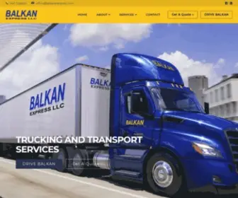 Balkanexpressllc.com(Balkan Express LLC) Screenshot