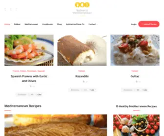 Balkanfood.org(Balkan and Mediterranean Food) Screenshot