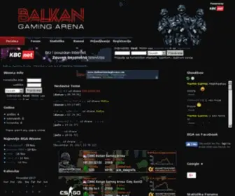 Balkangamingarena.com(Balkan Gaming Arena) Screenshot