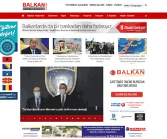 Balkangunlugu.com(Balkan Günlüğü Gazetesi) Screenshot