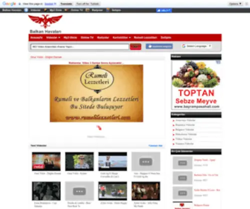 Balkanhavalari.com(Balkan Havaları) Screenshot