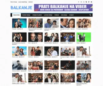 Balkanje.com(Je najposećeniji i najbolji sajt za gledanje serija besplatno) Screenshot
