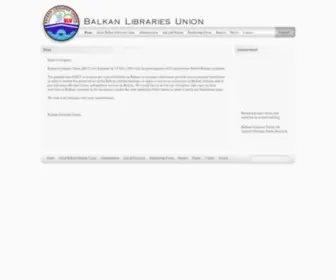 Balkanlibraries.org(BLU) Screenshot