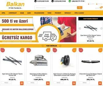 Balkanopelparca.com(Opel Yedek Par) Screenshot