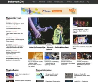 Balkanrock.com(Više od muzike) Screenshot