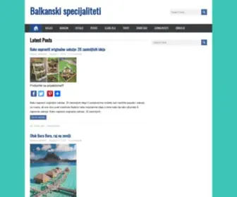 Balkanskispecijaliteti.info(Balkanski specijaliteti) Screenshot