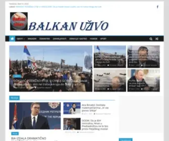 Balkanuzivo.com(Uživo) Screenshot