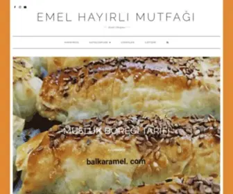 Balkaramel.com(Emel Hayırlı Mutfağı) Screenshot