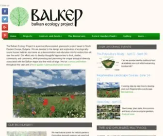 Balkep.org(The Balkan Ecology Project) Screenshot