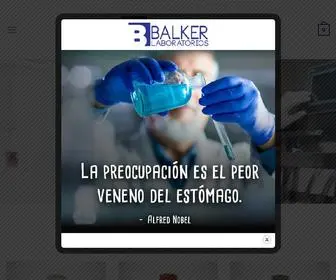 Balkerlabs.com(Balker Laboratorios) Screenshot