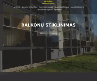 Balkonostiklinimas.lt(STIKLINIMAS) Screenshot