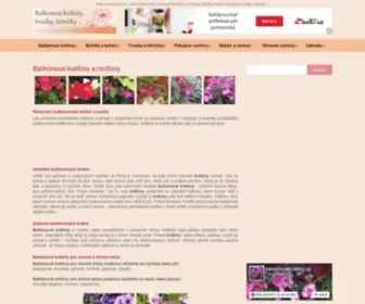 Balkonovekvetiny.cz(Balkonové) Screenshot