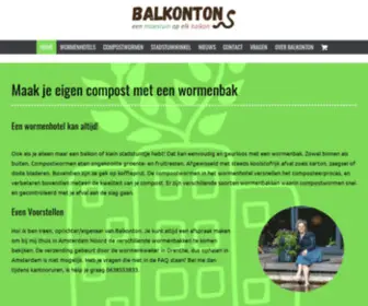 Balkonton.nl(Composteren in de stad) Screenshot