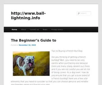 Ball-Lightning.info(Ball Lightning info) Screenshot