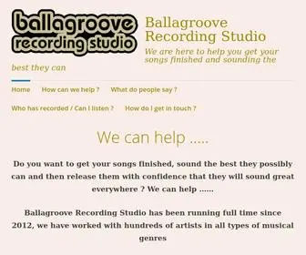 Ballagroove.com(Quality Recording) Screenshot