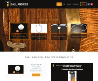 Ballandkeg.com(The Ball and Keg Liquid Level Indicator) Screenshot