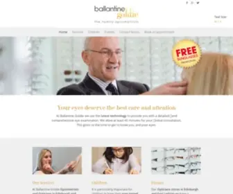 Ballantinegoldie.co.uk(Optometrists Opticians Edinburgh East Lothian) Screenshot