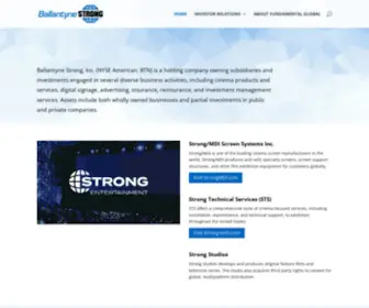 Ballantyne-Omaha.com(Ballantyne Strong Inc) Screenshot