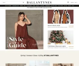 Ballantynes.co.nz(Ballantynes Department Store) Screenshot