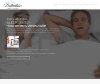 Ballantynesleepcenter.com(Full service sleep medicine center offering sleep studies) Screenshot