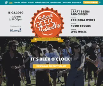 Ballaratbeerfestival.com.au(Ballarat Beer Festival 2022) Screenshot