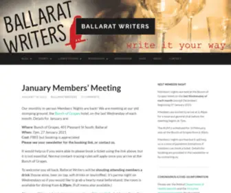 Ballaratwriters.com(Ballarat Writers) Screenshot