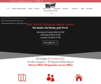 Ballardcomputer.com(#1 MAC And PC Computer Repair Service) Screenshot