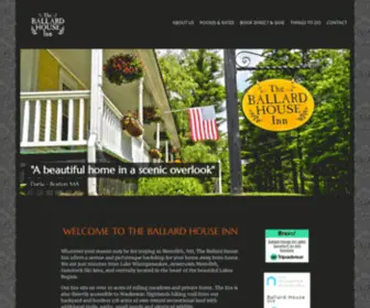 Ballardhouseinn.com(Bed And Breakfast In the Lakes Region) Screenshot