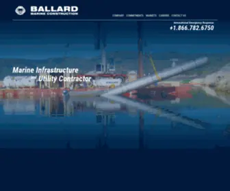Ballardmc.com(Ballard Marine Construction) Screenshot