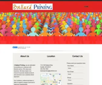 Ballardprinting.com(Ballard printing) Screenshot