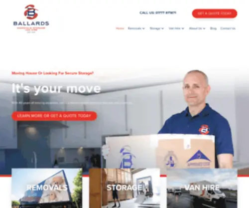 Ballards-Move.co.uk(Ballards Removals) Screenshot