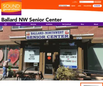 Ballardseniorcenter.org(Ballard Northwest Senior Center) Screenshot