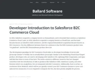 Ballardsoftware.com(Ballard Software) Screenshot