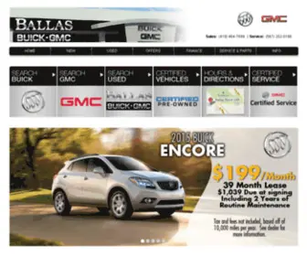 Ballasbuickgmc.com(Ballas Buick GMC Toledo) Screenshot