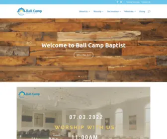 Ballcampchurch.org(Ball Camp Baptist Church) Screenshot