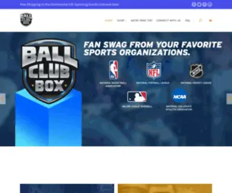 Ballclubbox.com(Ball Club Box) Screenshot