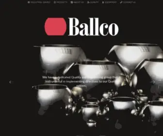 Ballcomfg.com(Ballco Manufacturing) Screenshot